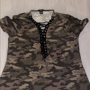 Army Lace Front Top